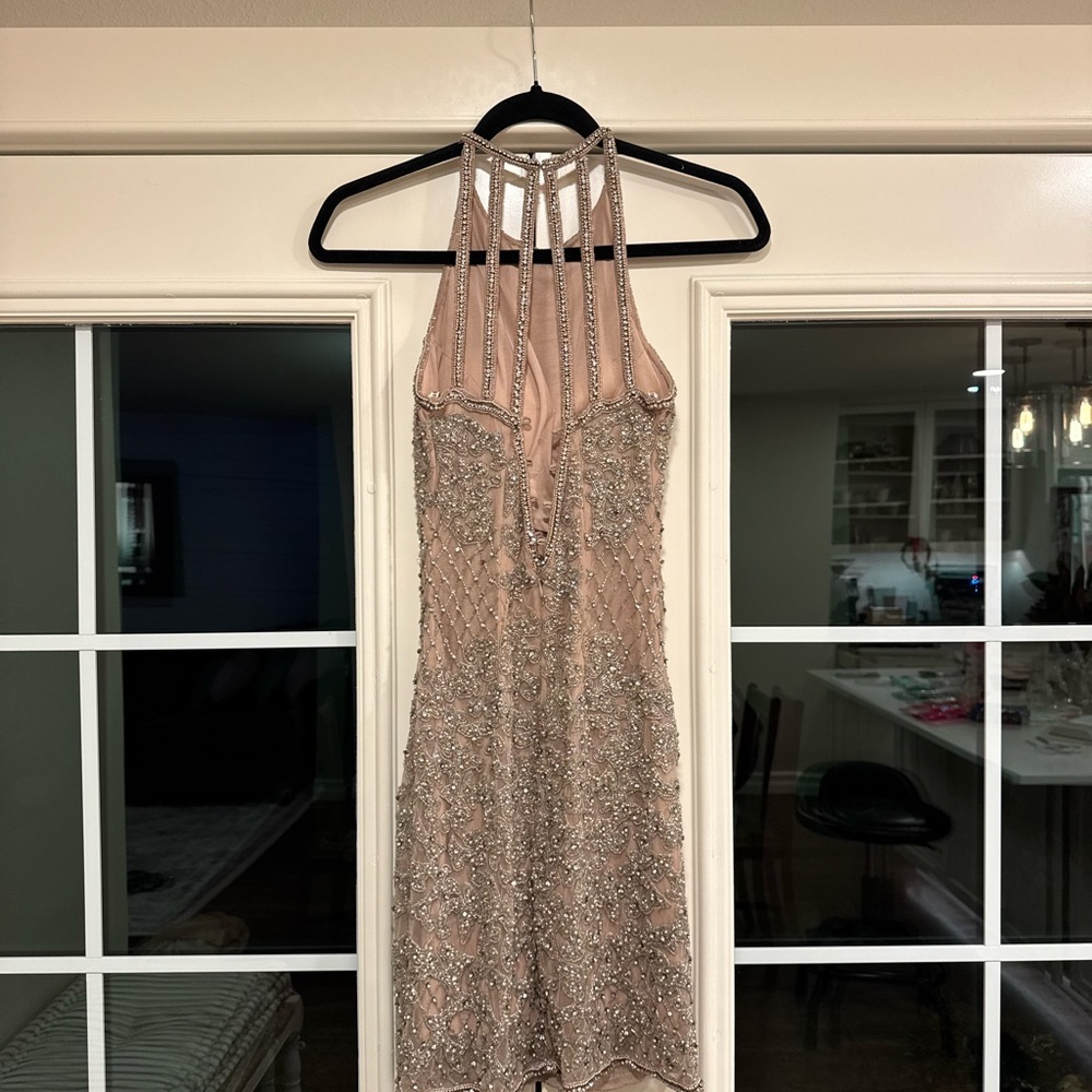 Sherri Hill Elegant Beaded Dress - Picture 3 of 5